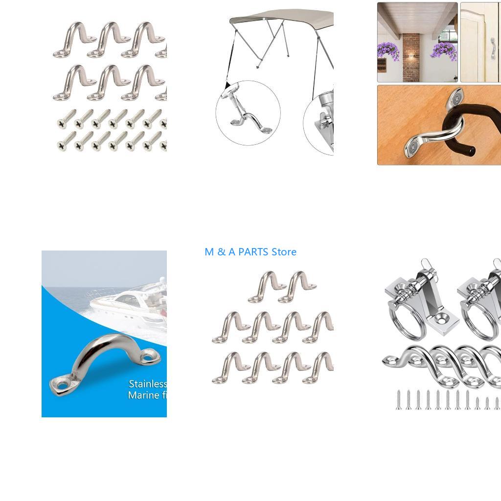 Deck Screw Stainless - U1JF Pętla pokładowa ze śrubami Paski