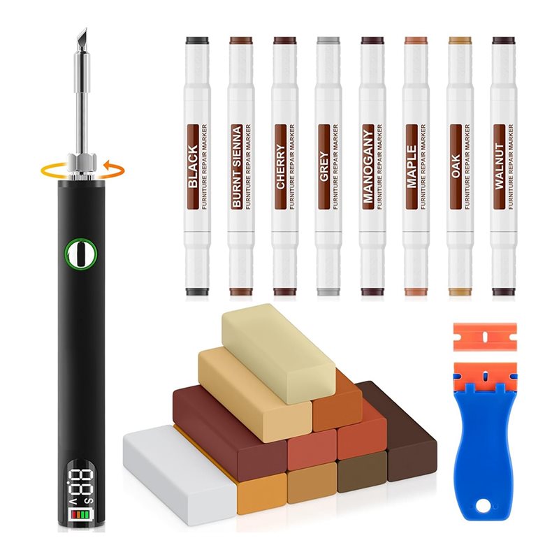 Wood Filler Stick - Zestaw do naprawy podłóg winylowych ABBO