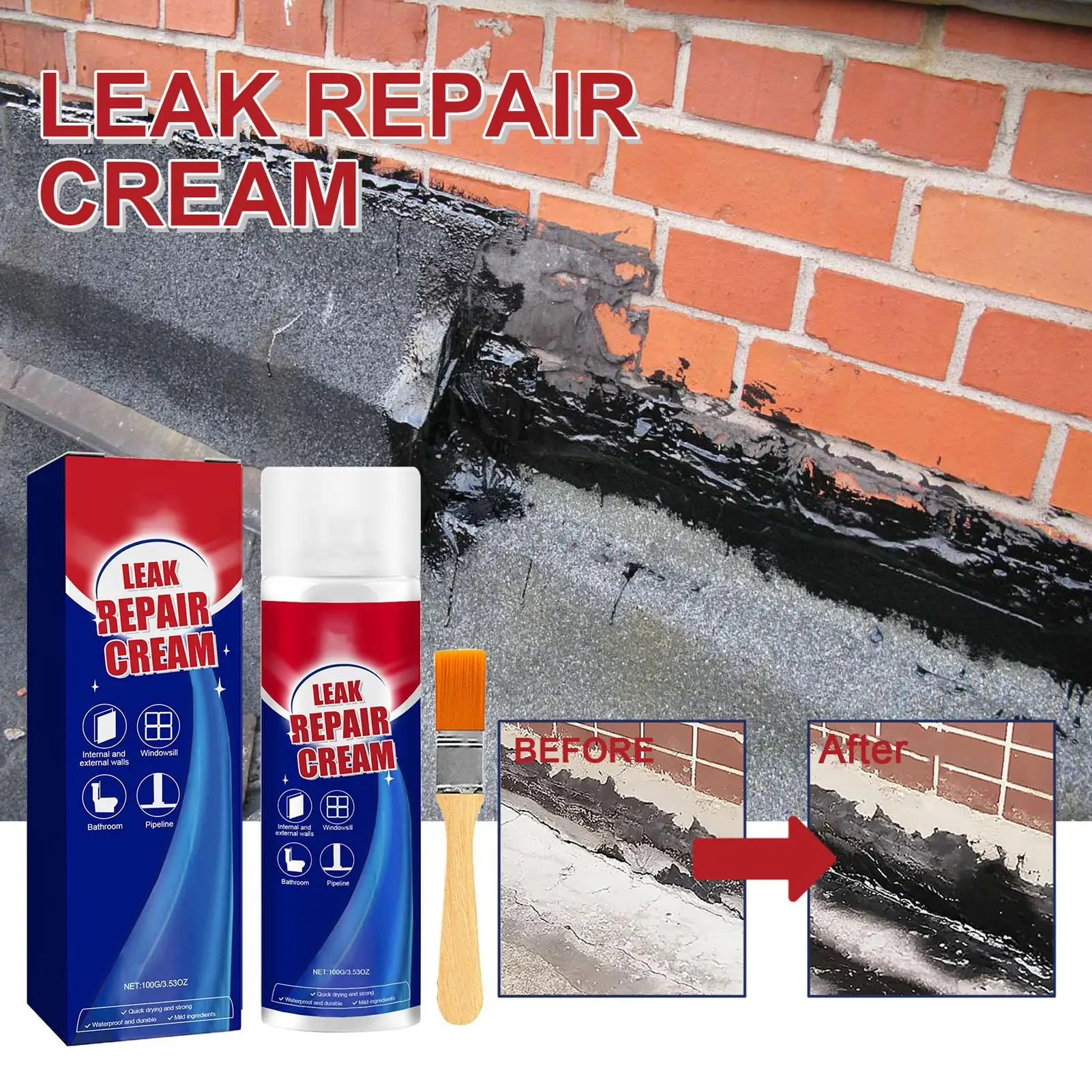 Roof Sealant Patch - Wodoodporny spray do naprawy przecieków, uszczelniacz