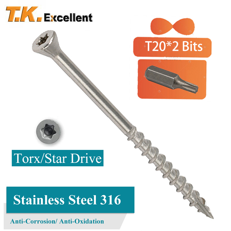 Deck Screw Stainless - Wkręty do drewna Torx ze stali
