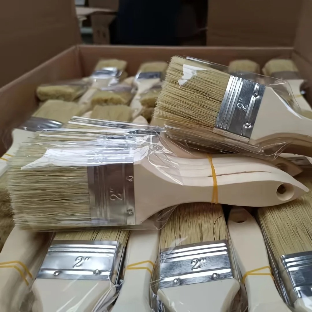 Zestaw drewnianych pędzli mala – Wood Stain Brush recenzja i cena