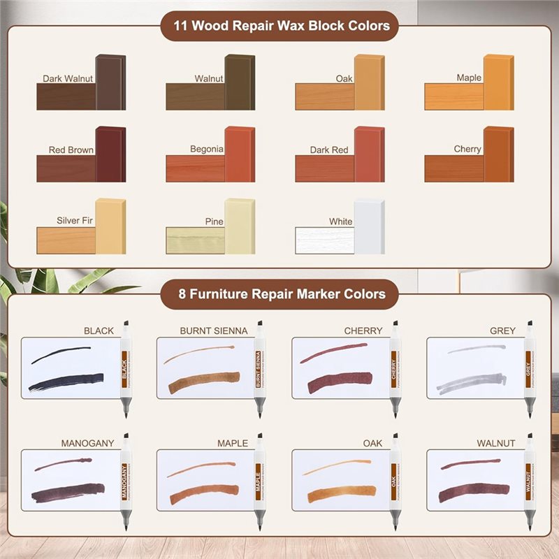 Zestaw do naprawy podłóg winyl – Wood Filler Stick recenzja i cena
