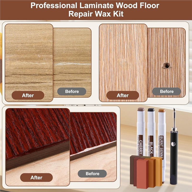 Zestaw do naprawy podłóg winyl – Wood Filler Stick recenzja i cena