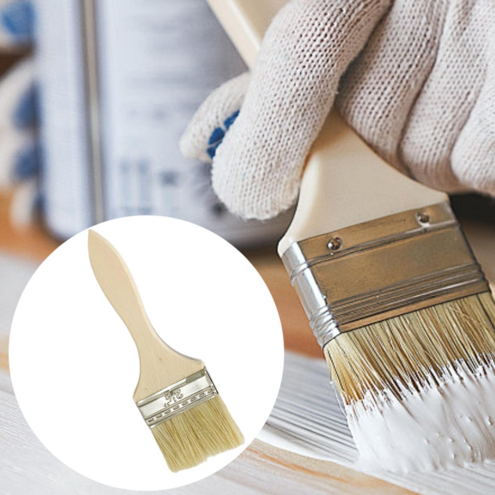 Płaski pędzel do farb, akwarel – Wood Stain Brush recenzja i cena