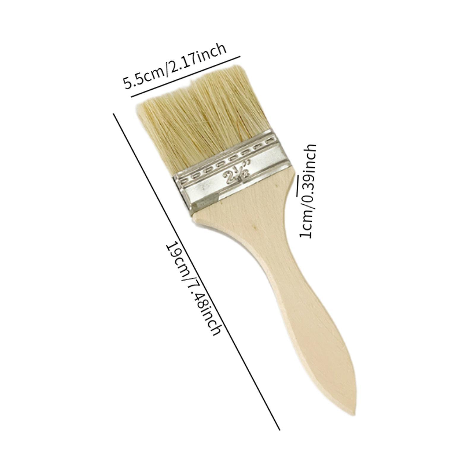 Płaski pędzel do farb, akwarel – Wood Stain Brush recenzja i cena